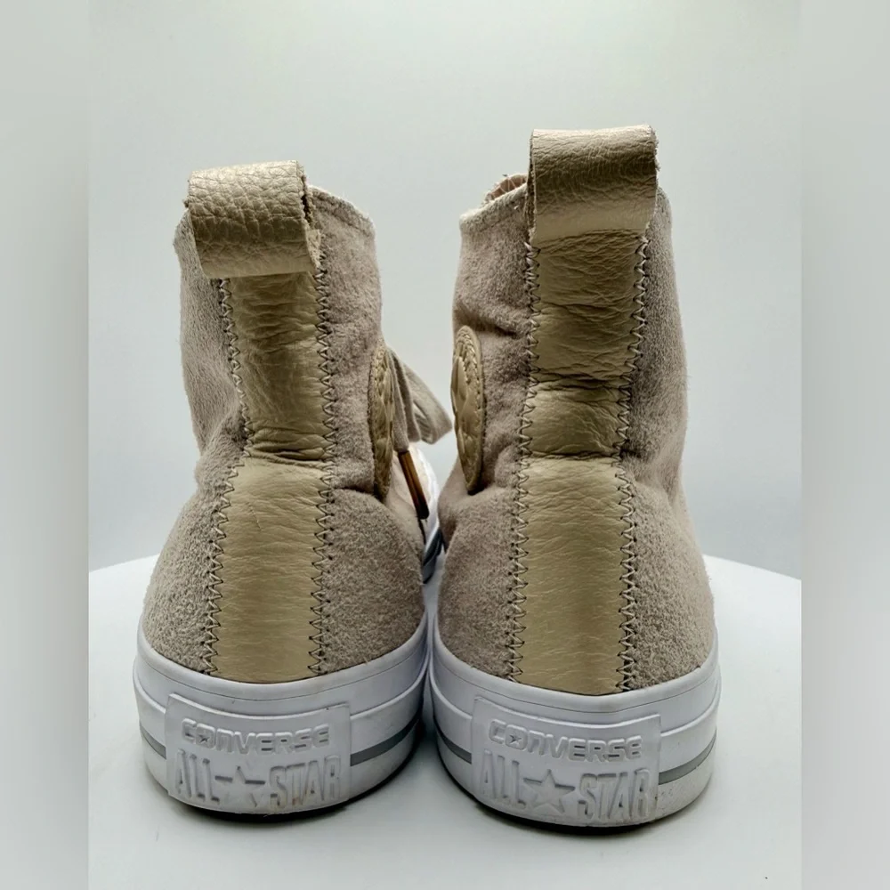 Converse Chuck Taylor All Star Lux Mid Papyrus Snakeskin High Top‎ Women's Sz 6